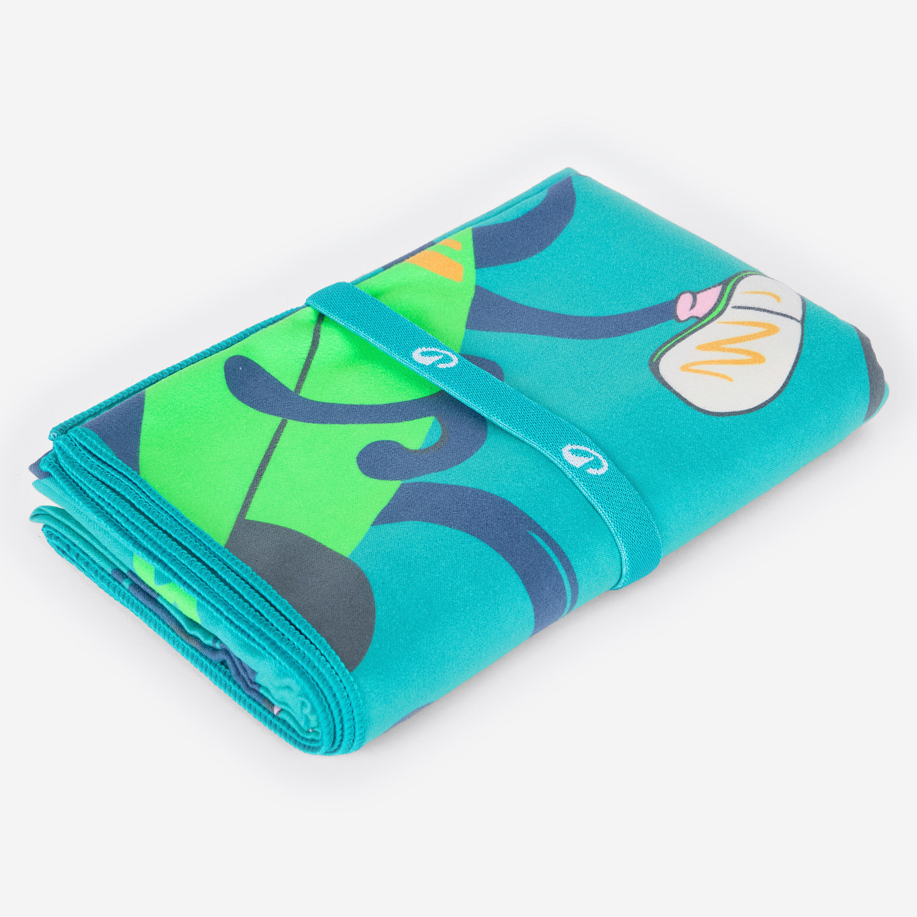 Serviette de bain en microfibre taille G avec imprimé, 80 × 130 cm 4/8