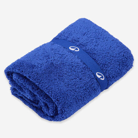 Рушник з мікрофібри розмір L 80 x 130 см синій