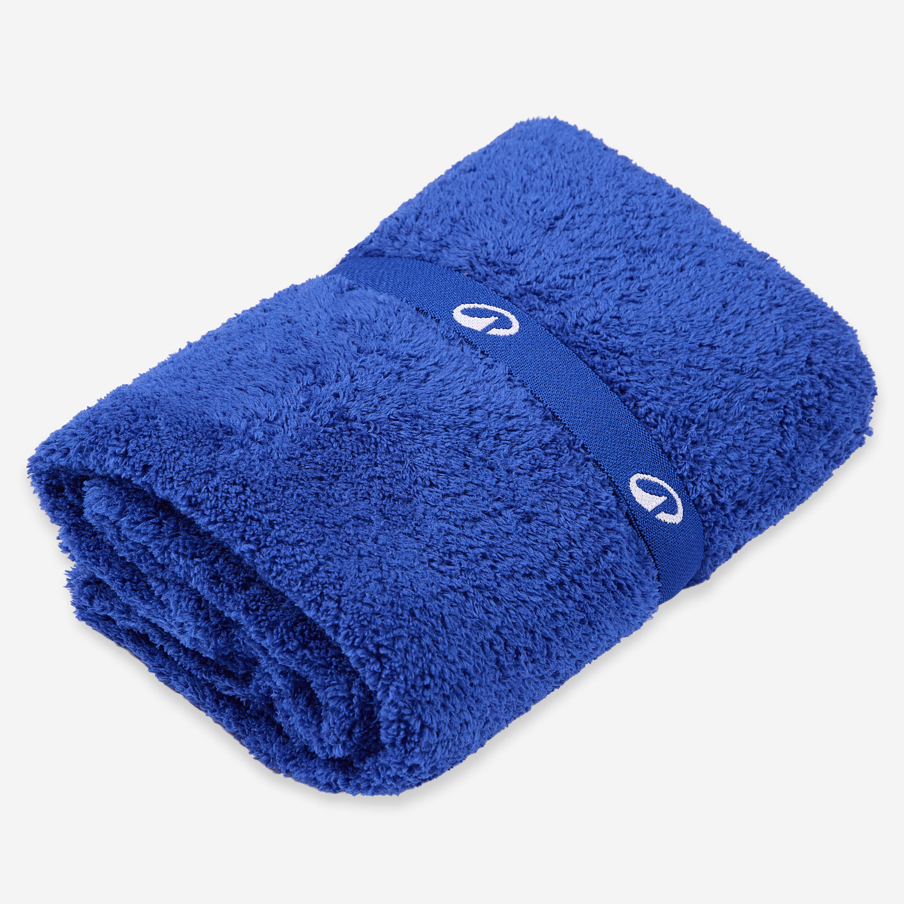 Serviette de bain microfibre ultra douce taille L 80 x 130 cm, bleu 3/8