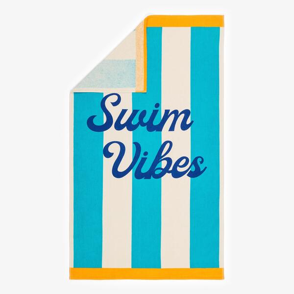 OLAIAN Toalla Playa Algodón Estampados L 145 x 85 cm Swim Vibes