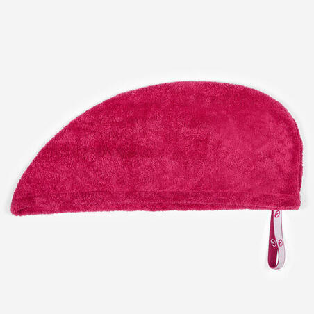 Рушник для волосся з мікрофібри рожевий