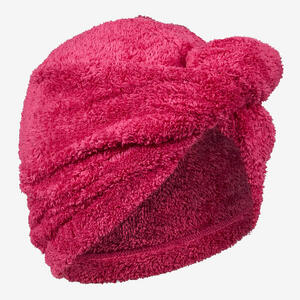 Toalla Cabello Rosa Microfibra Suave