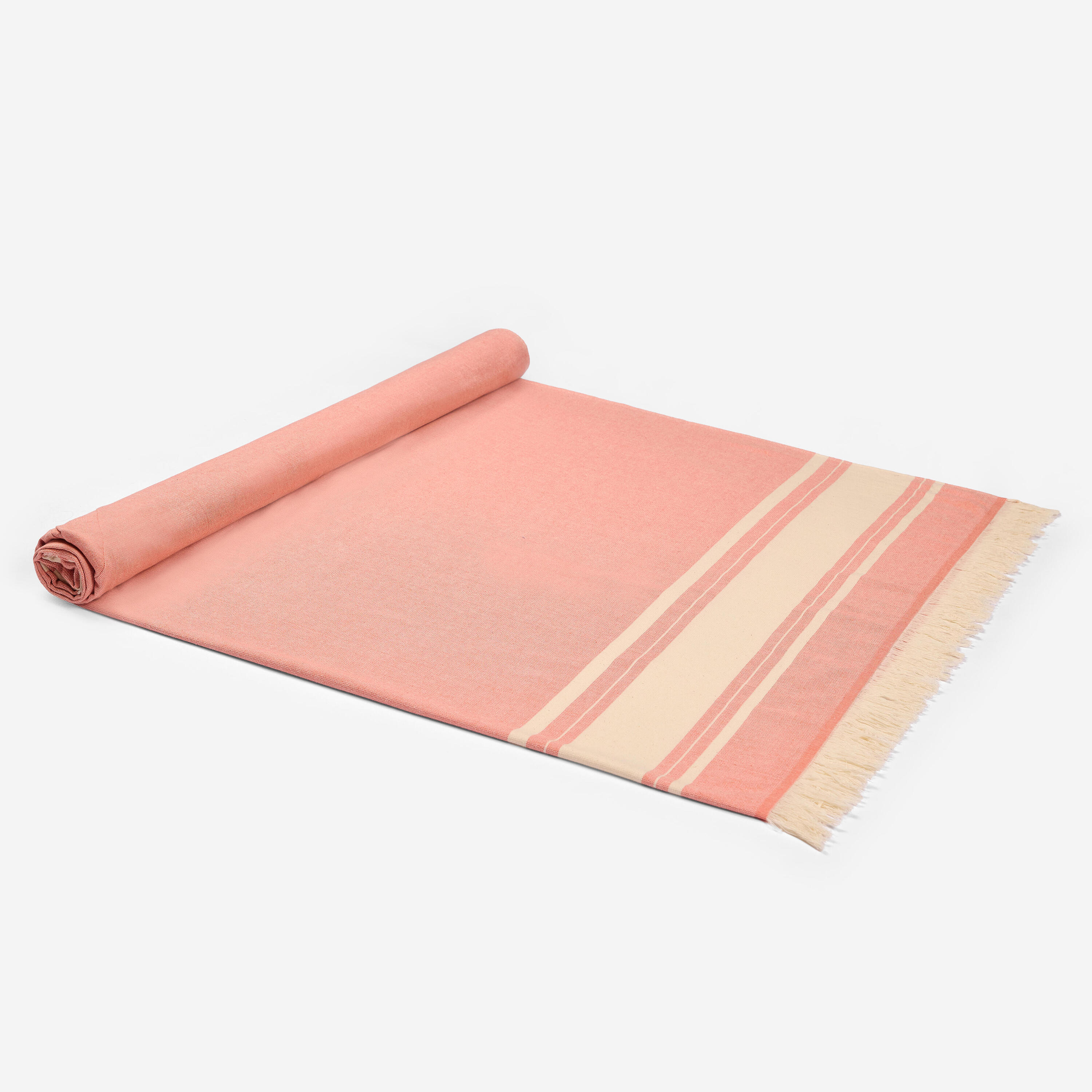 Telo poncho XXL 190 x 190 cm arancione 3/5