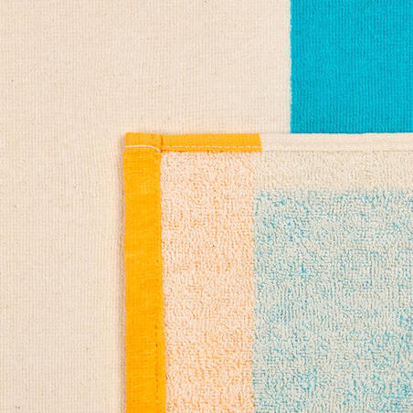 Рушник бавовняний розмір L 145 × 85 см бірюзовий