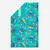 Serviette de bain microfibre taille XL 110 x 175 cm, imprimé friends  turquoise