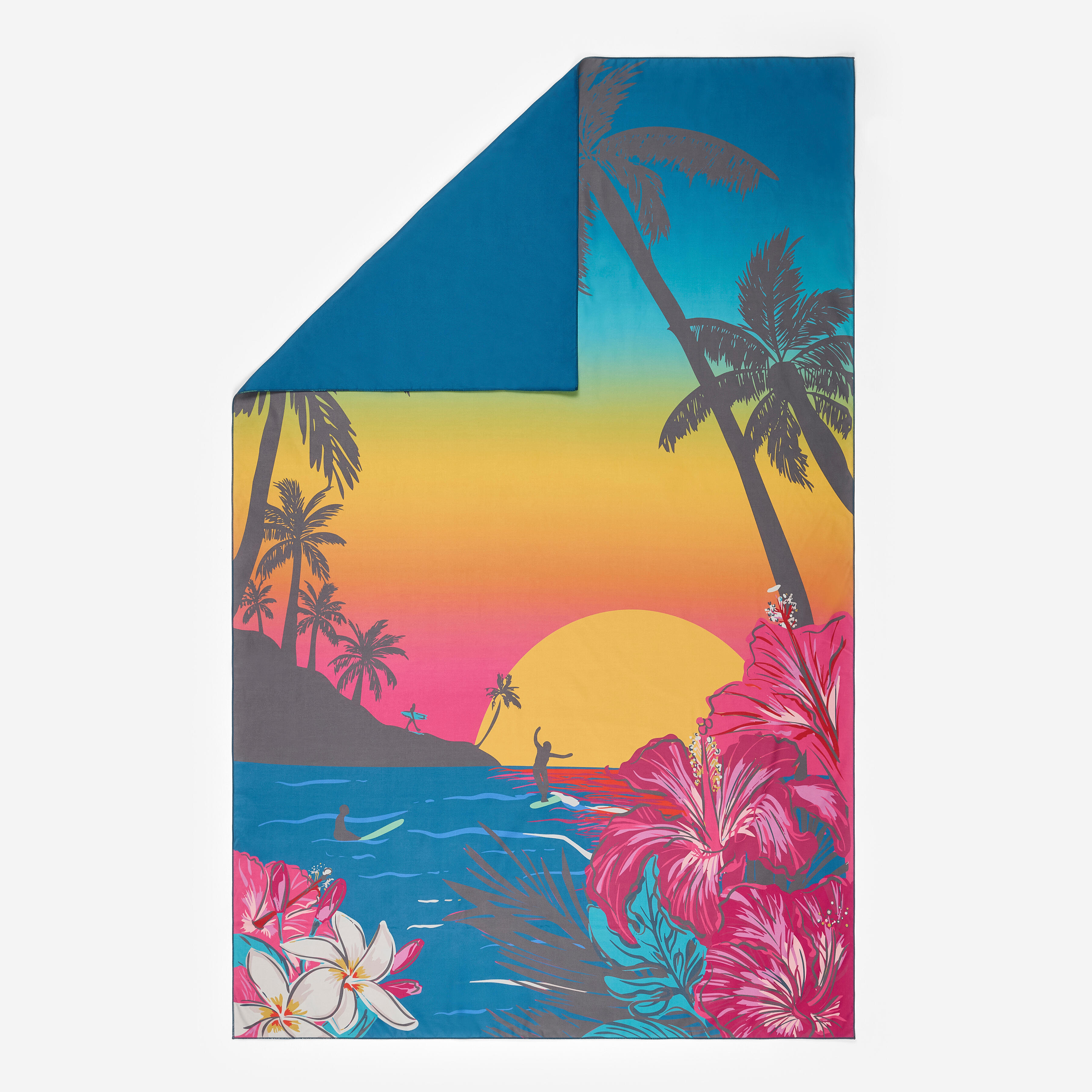 Microfibre Towel XL with Print, 110 x 175 cm - DECATHLON