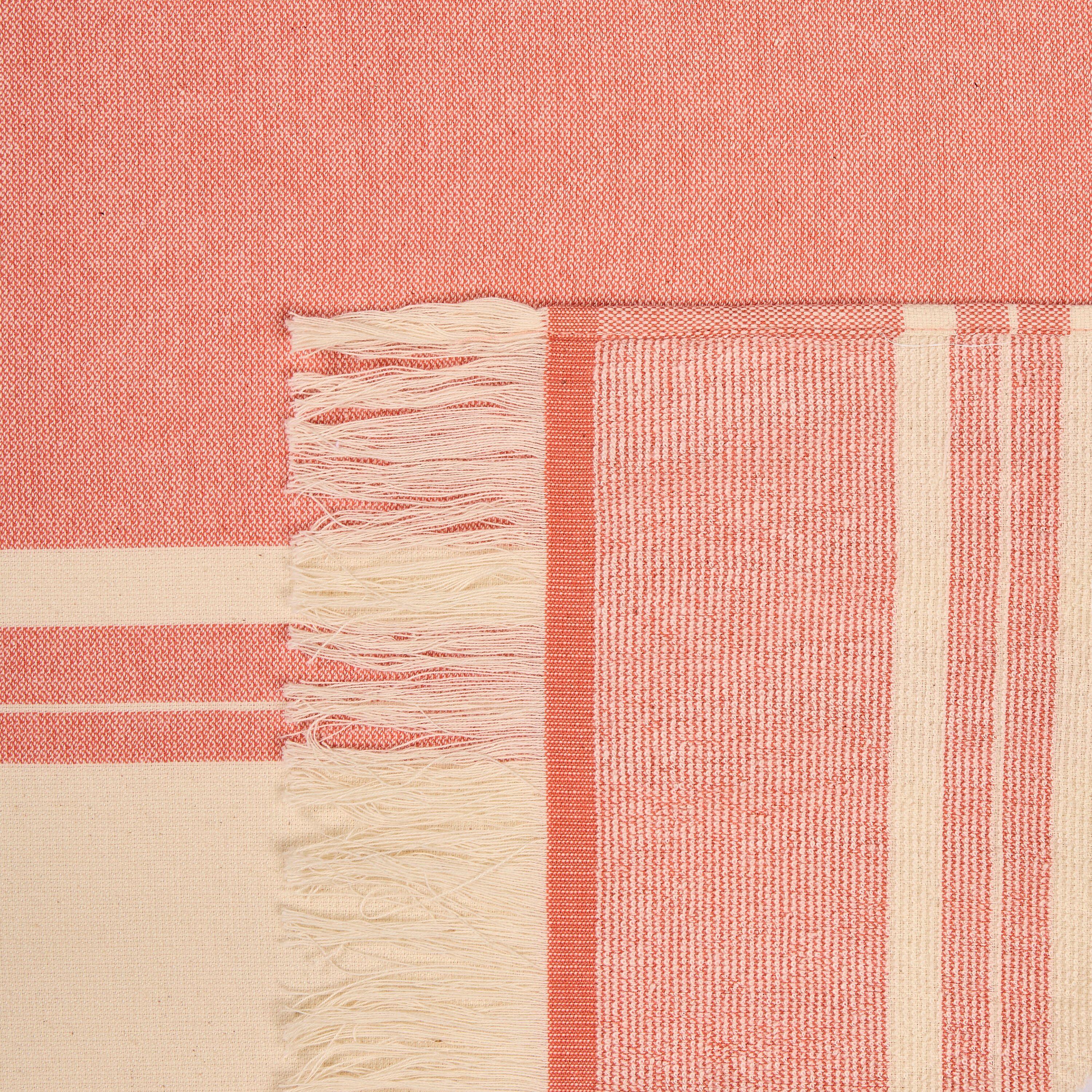 Telo poncho XXL 190 x 190 cm arancione 2/5