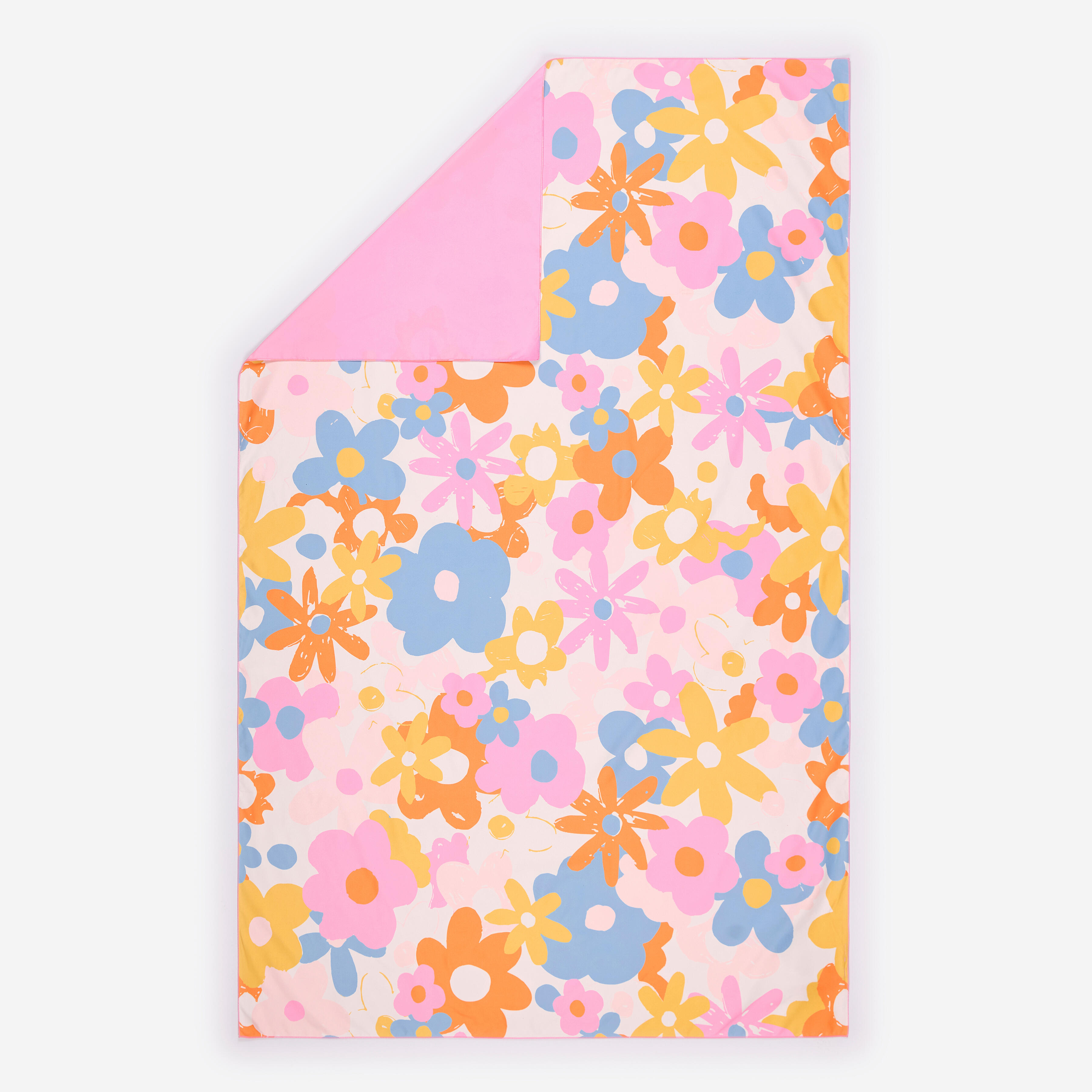 TOYOBO DIA Blanket 710 花柄 Microfibre Towel Size L 80 x 130 cm, Print | Decathlon