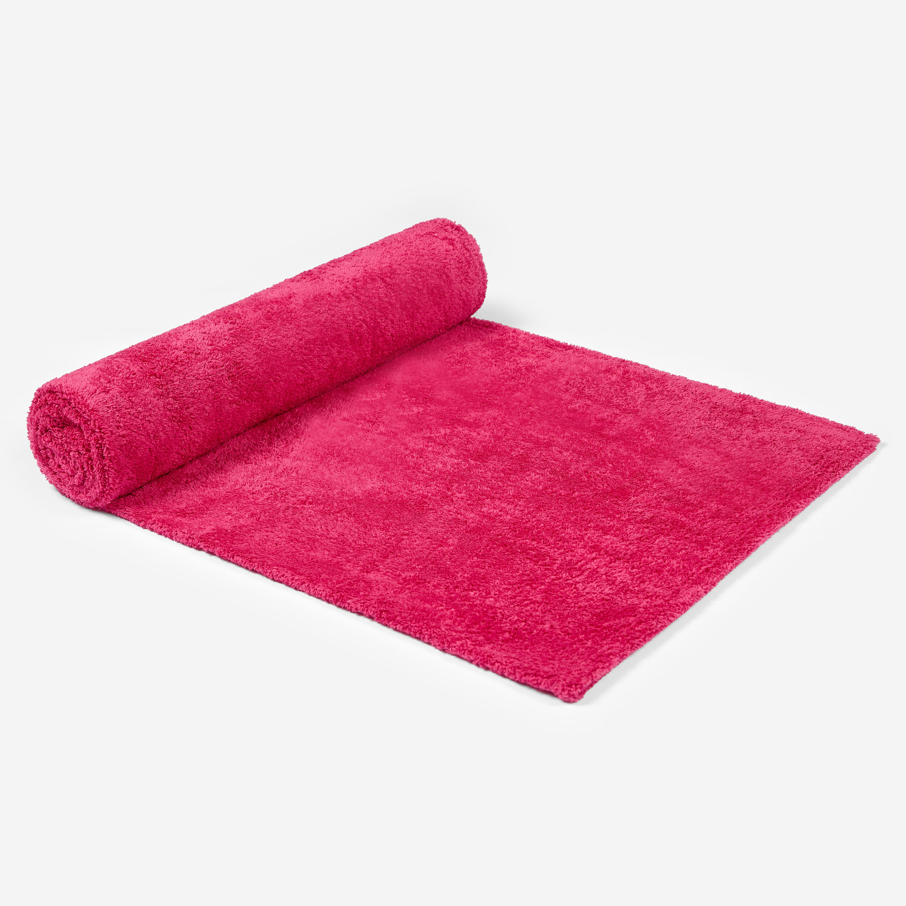 Serviette de bain microfibre ultra douce vert clair taille XL 110 x 175 cm pour les clubs et collectivités | Decathlon Pro