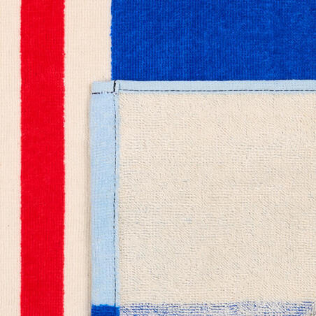 Рушник бавовняний розмір L 145 × 85 см синій