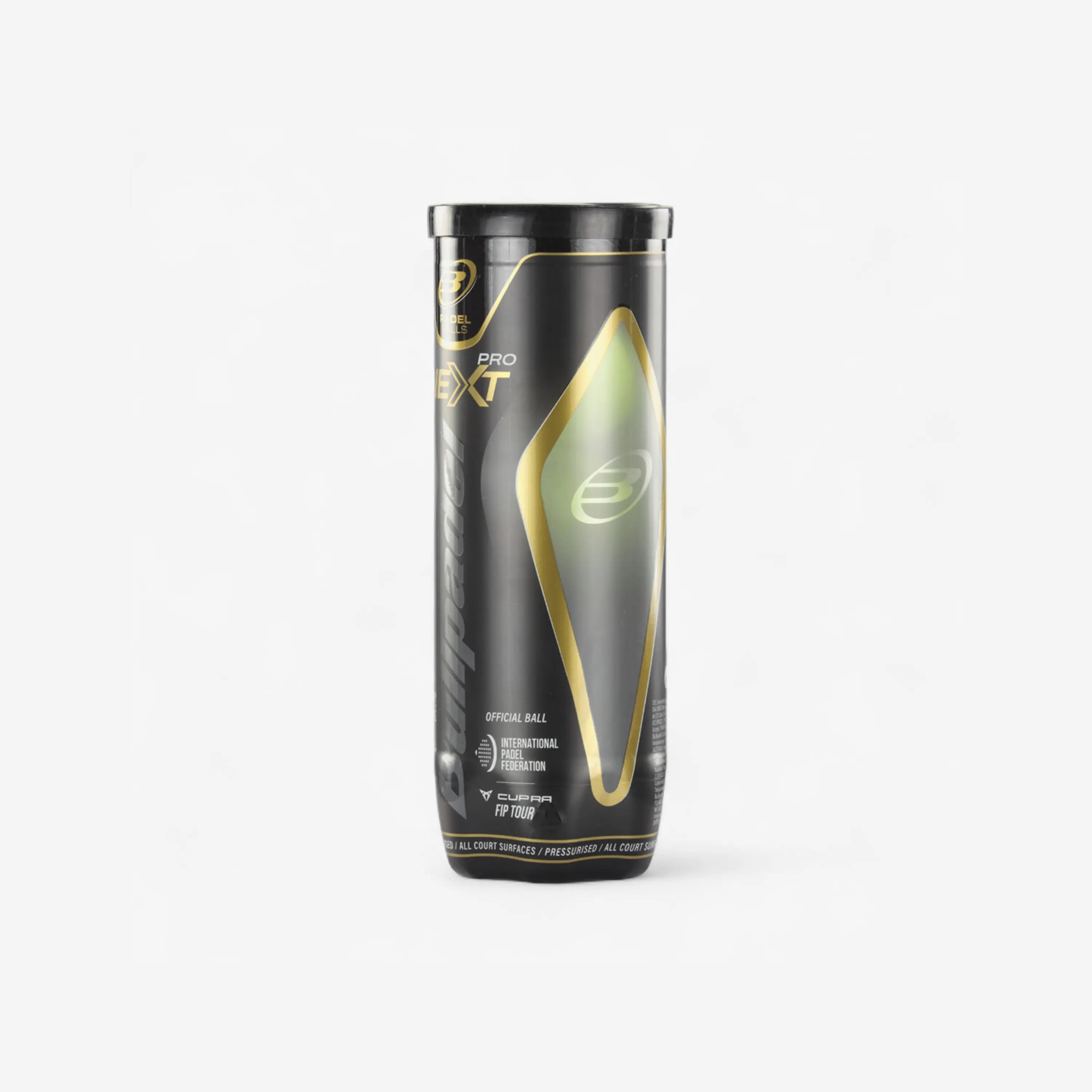 Tripack bolas de padel pressurizadas - Bullpadel FIP Next Pro 3/4