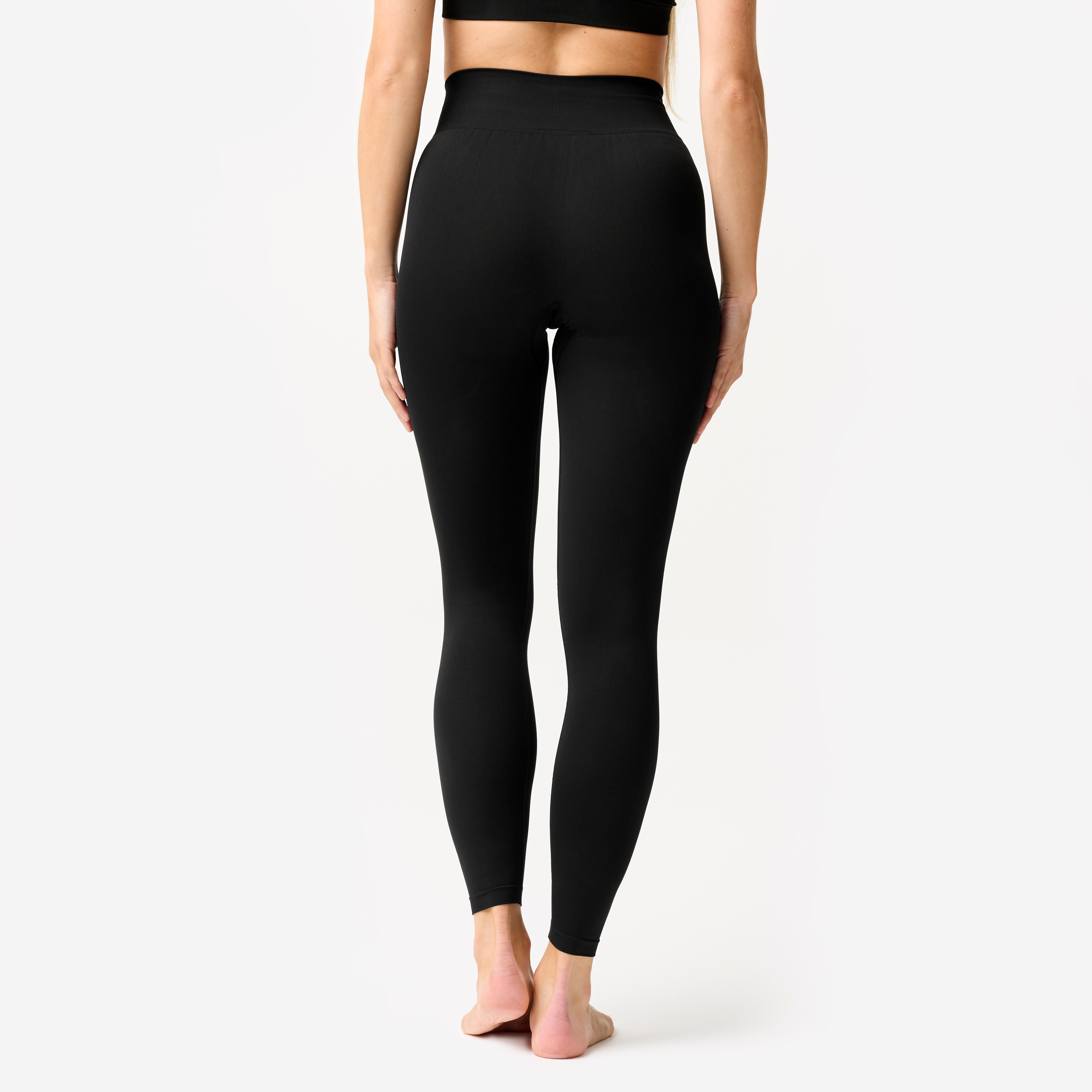 Women's Dance High-Waisted Flat Waistband Leggings - DOMYOS