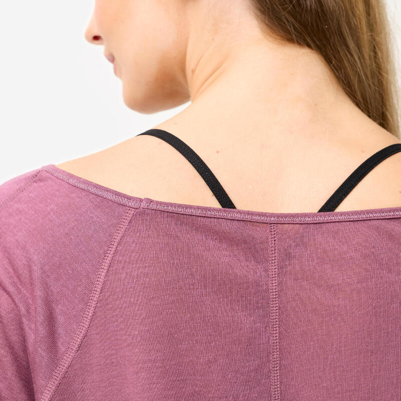 Tricou Dans modern modulabilă Mov Damă