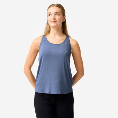 Tanktop dames moderne dans donkerblauw