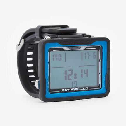 Ordinateur de plongée grand écran, Raffaello noir bleu