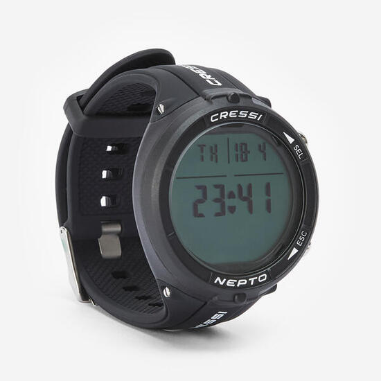 Montre d'apnée et chasse sous-marine, Nepto noir