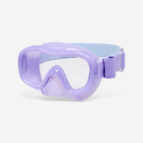 Masque de plongée ANTI-BUÉE, 100 Mono Confort Mauve