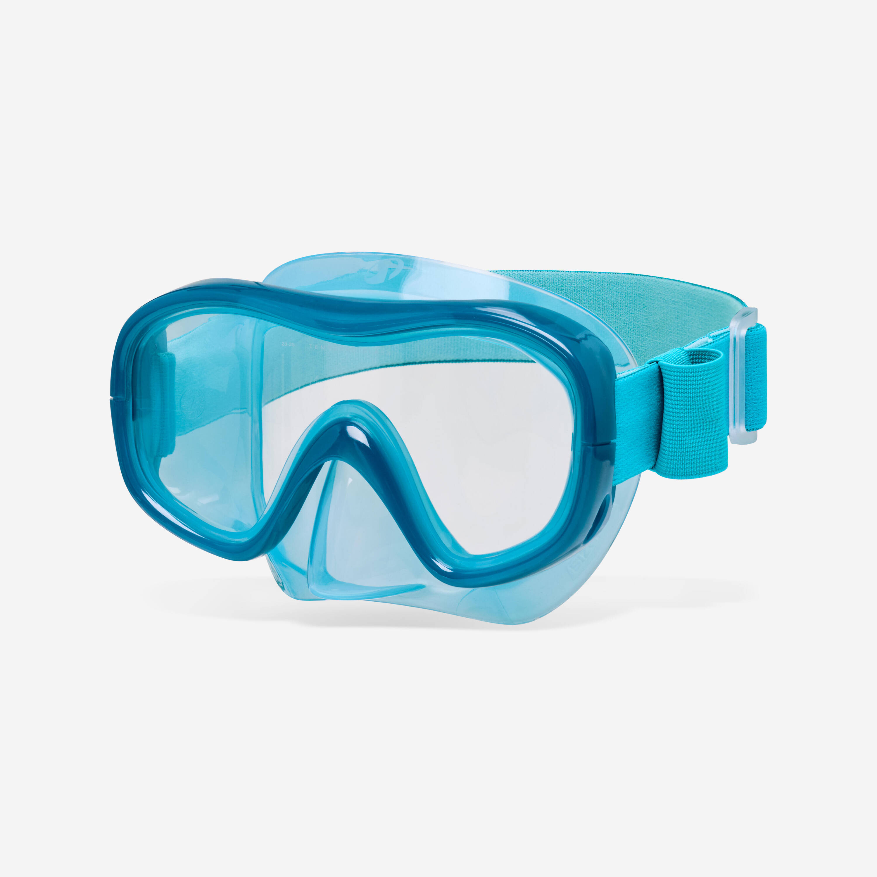 Diving anti-fog mask, 100 Mono Comfort Turquoise -  1