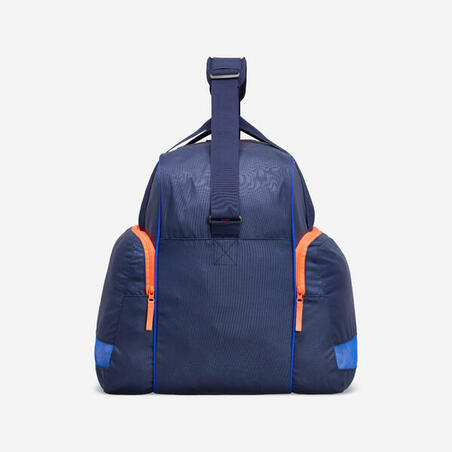 СУМКА ДЛЯ МЯЧЕЙ ДЛЯ ВОДНОГО ПОЛО 60 Л СИНЕ-ОРАНЖЕВАЯ ФЛУОРЕСЦЕНТНАЯ