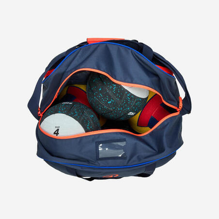 Спортивна сумка 60 л синя/помаранчева