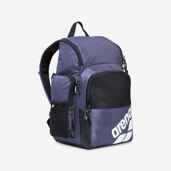 Sac à dos 35L natation, Arena One Go bleu marine