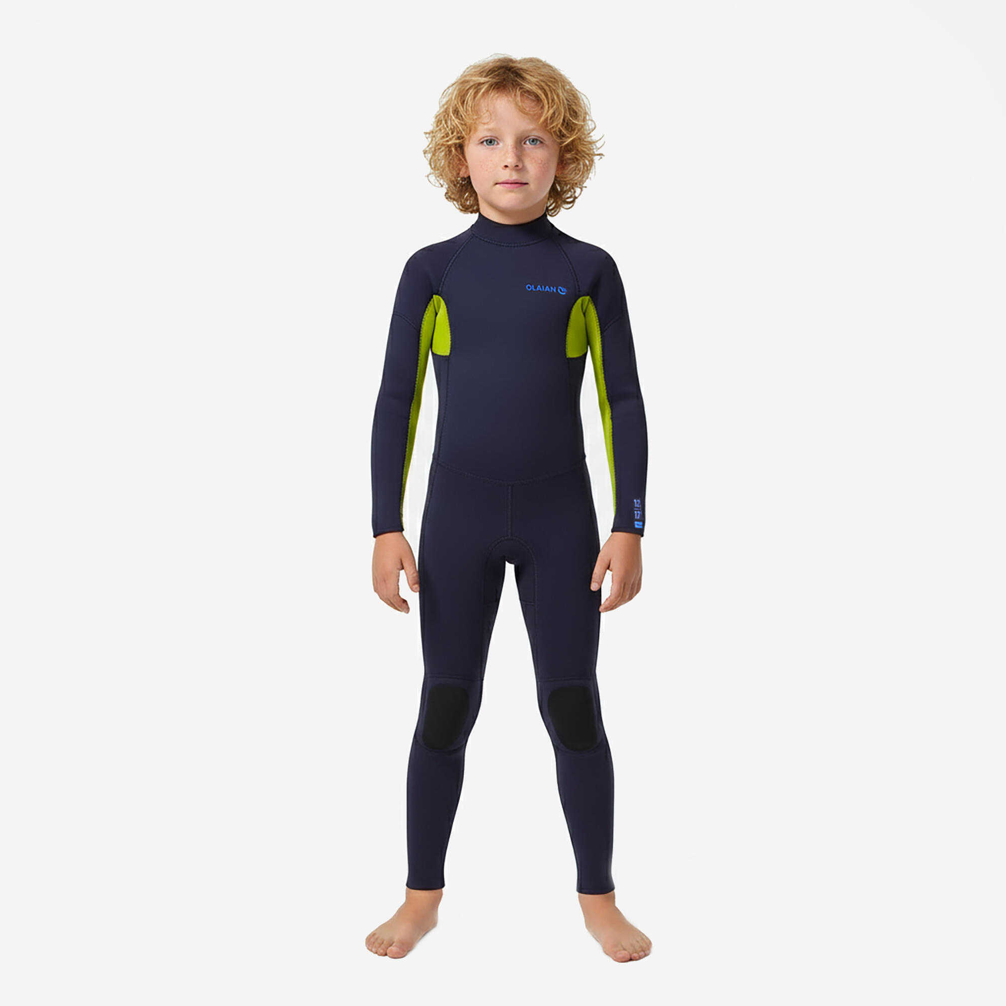 Kids' 4/3 mm Surfing Wetsuit - 100 - OLAIAN