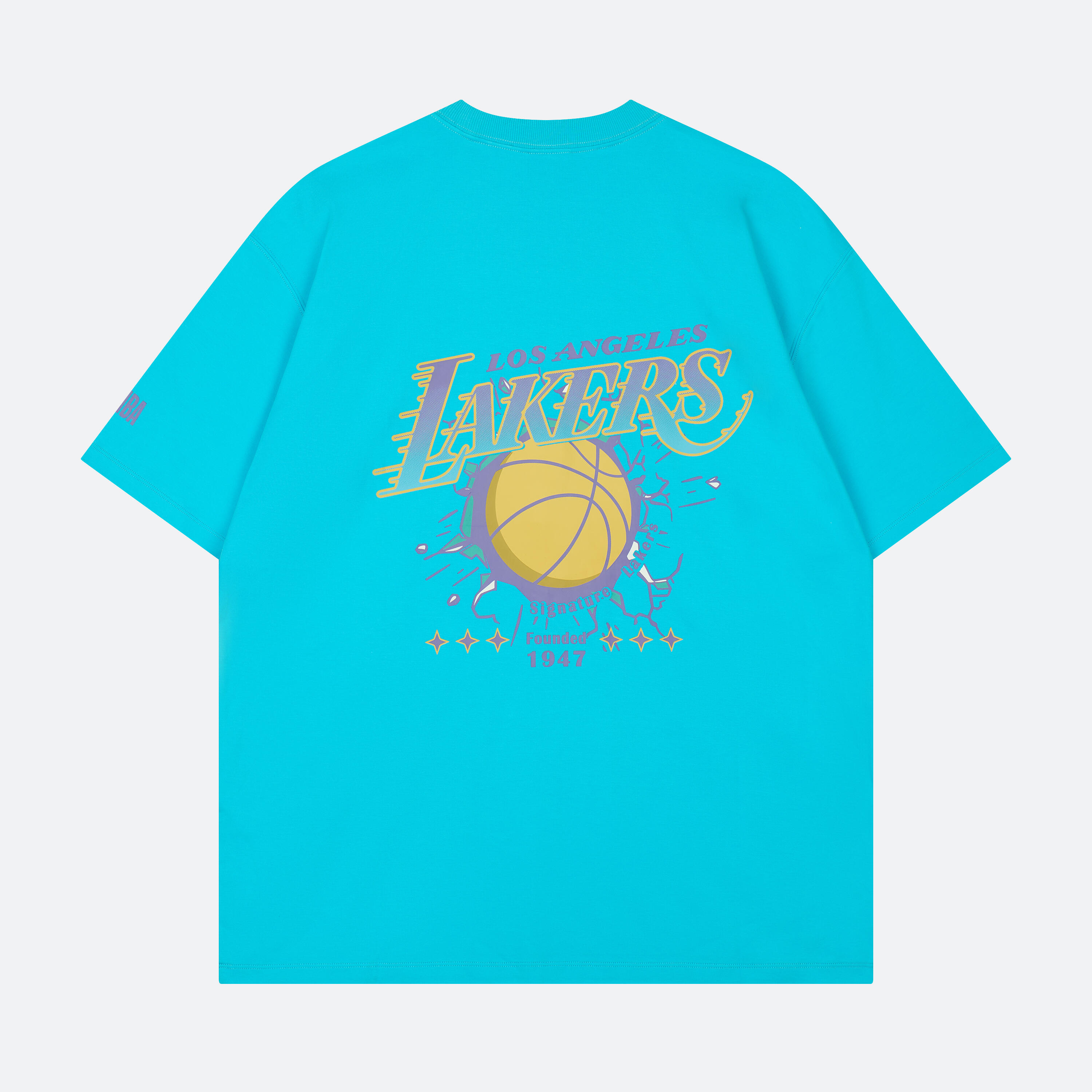 Los Angeles Lakers シャツ 3XL 青 bboy Adult NBA Los Angeles Lakers Printed T-Shirt