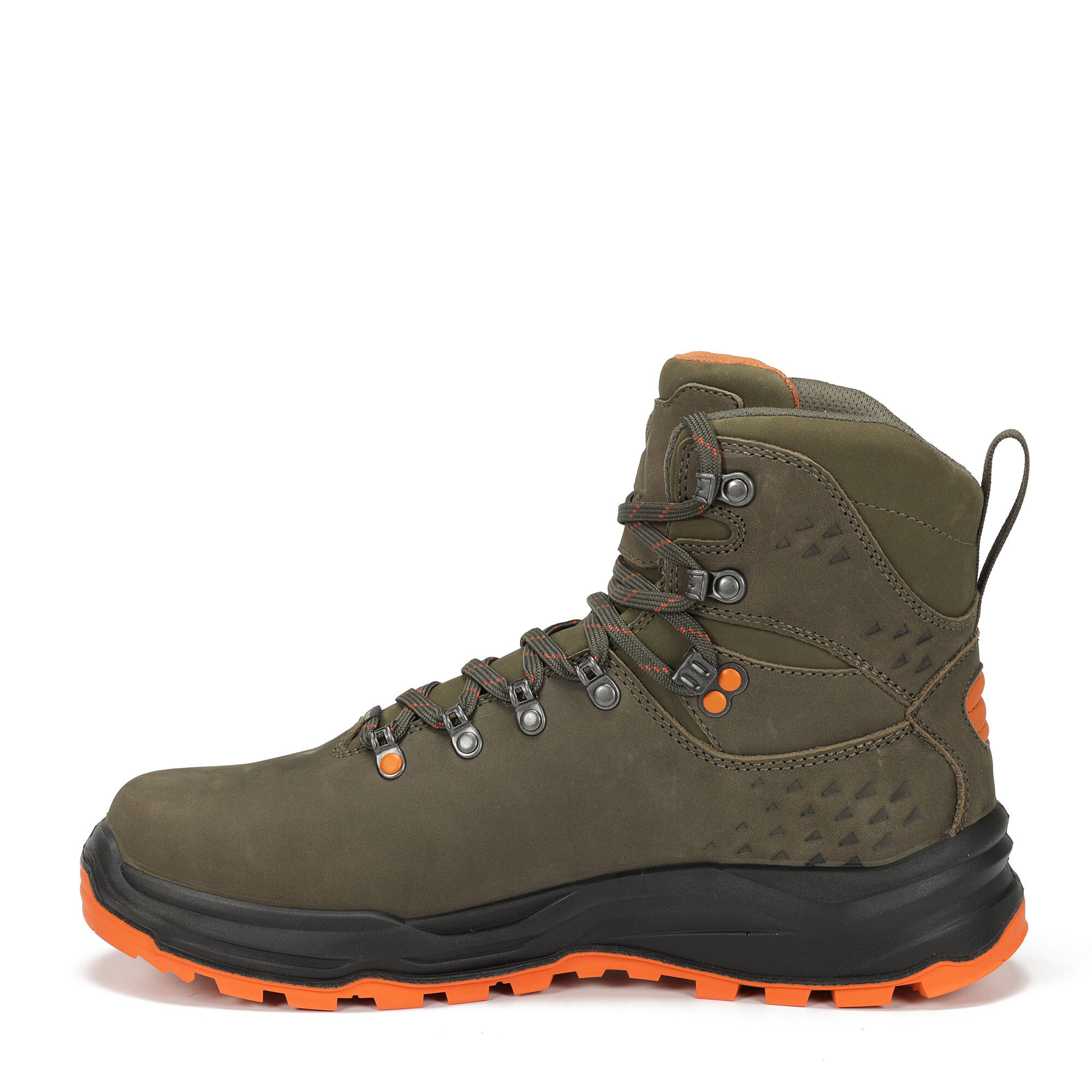 Bota Caza Chiruca Cedro Hi Vis 11 Hombre Verde y Naranja Impermeable Transpirabl 3/8