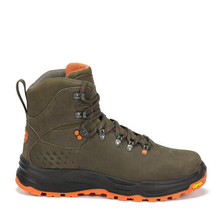 Bota Caza Chiruca Cedro Hi Vis 11 Hombre Verde y Naranja Impermeable Transpirabl