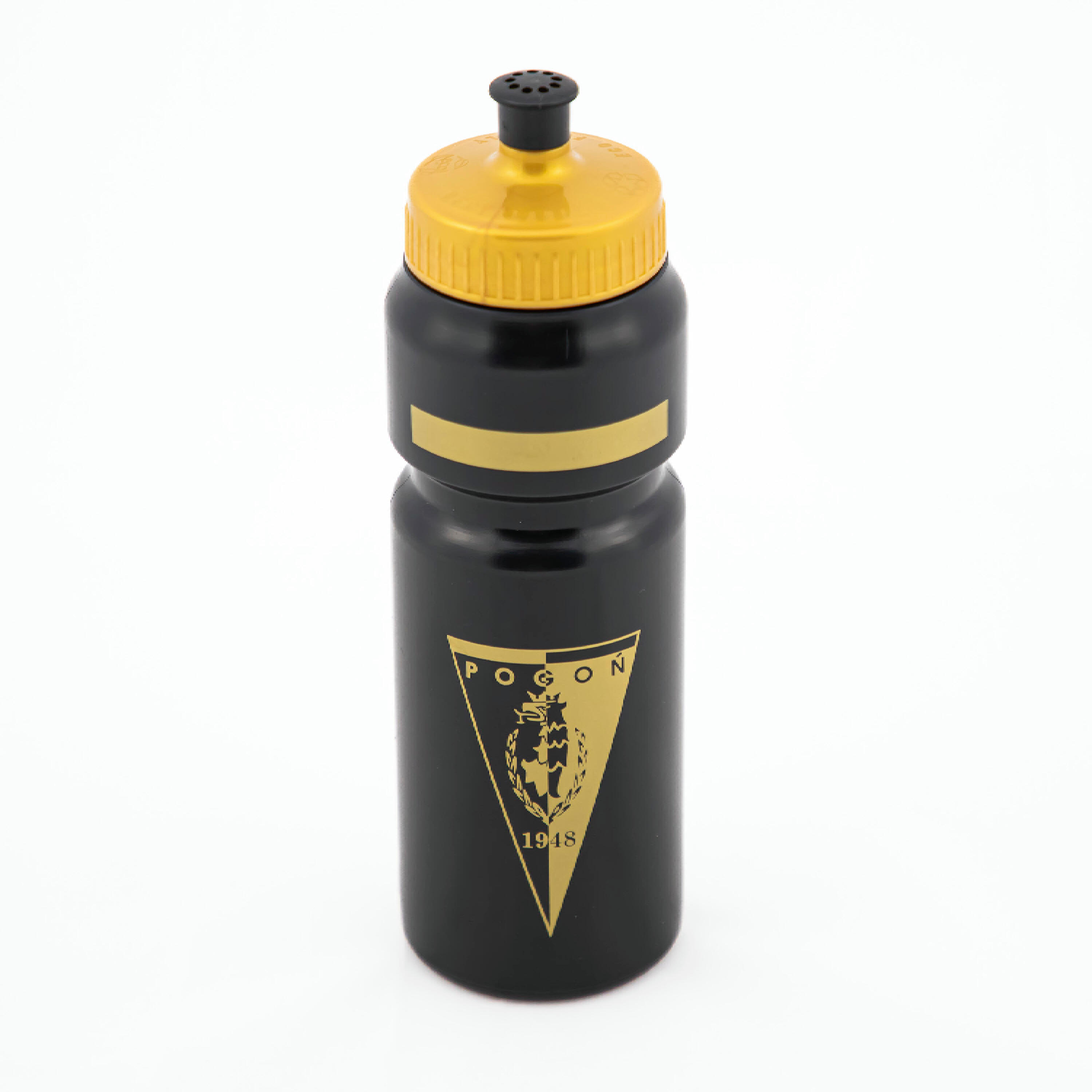Bidon sportowy Pogoń Szczecin 750 ml – czarno-złoty 2/2