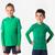 Sous-vetement thermique haut manches longues enfant vert keepdry 500