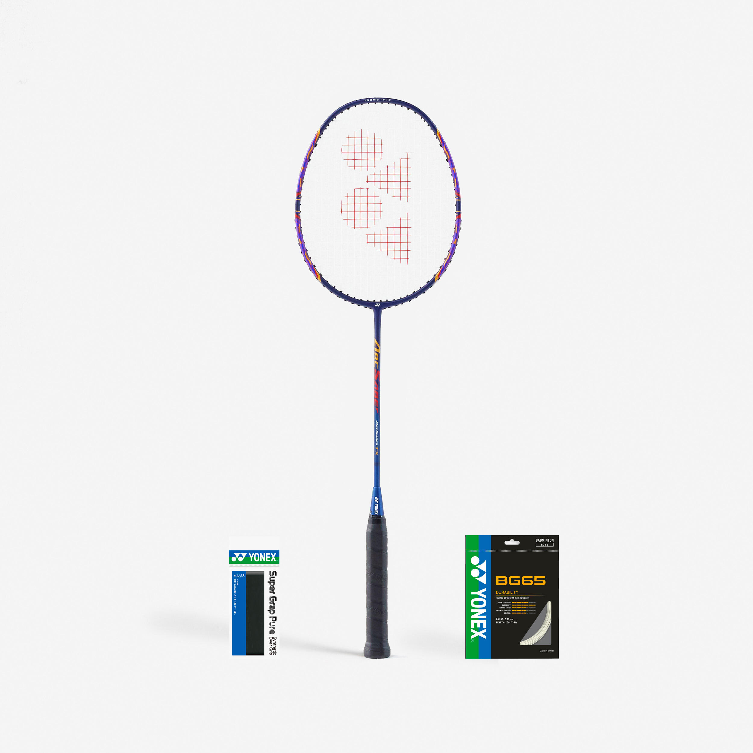 YONEX Bedmintonová raketa Arcsaber TX + BG65