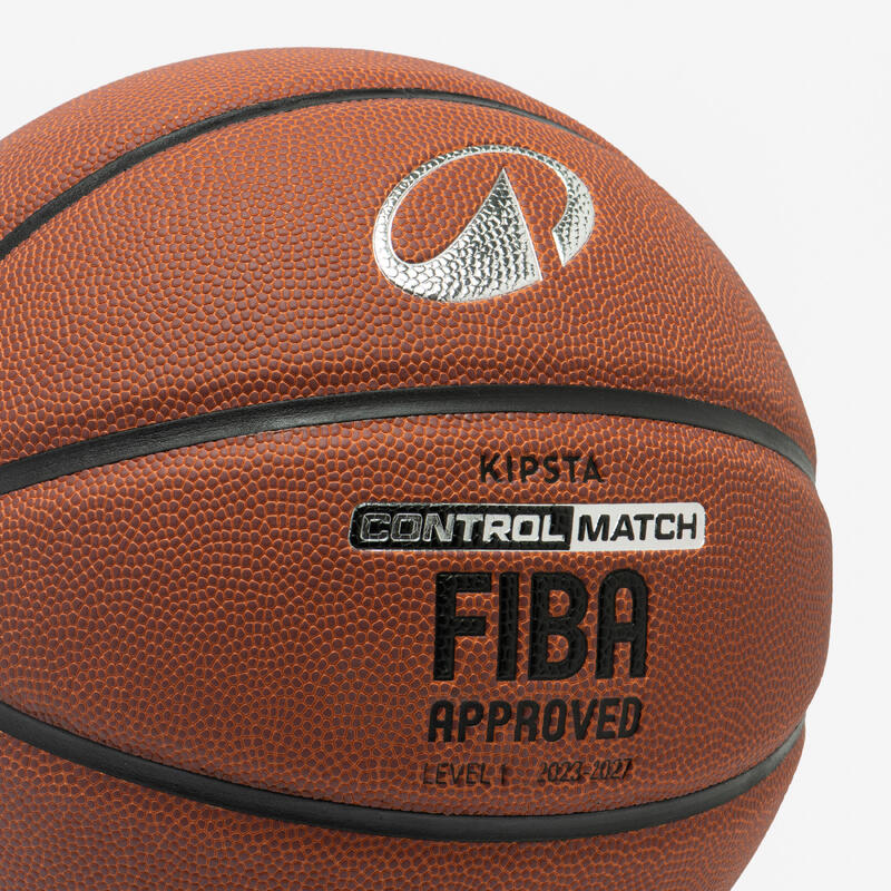 Minge de baschet FIBA mărimea 6 - CONTROL MATCH  BT500 Maro