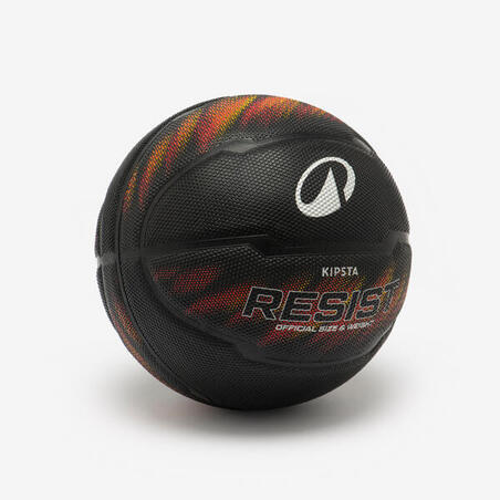 М'яч баскетбольний Resist для дітей розмір 5 чорний/помаранчевий