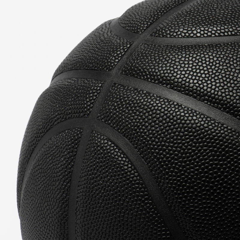 Basketbol Topu - 7 Numara - Gümüş Rengi/Siyah - Grip Match BT500X