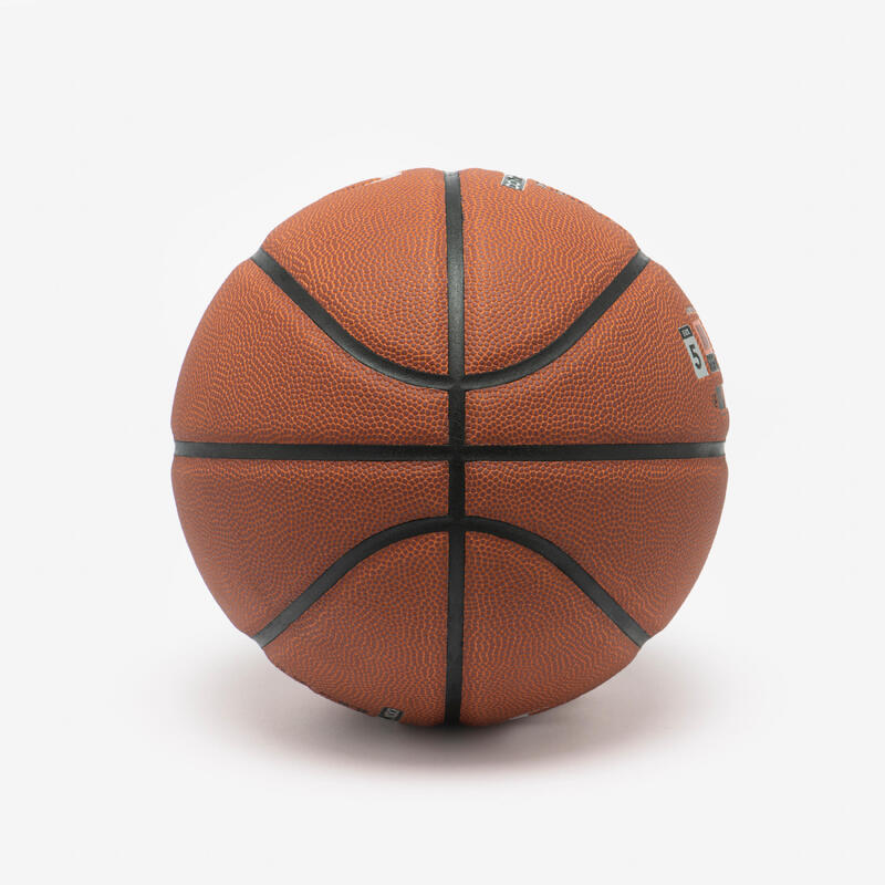 Minge de baschet FIBA mărimea 5 - CONTROL MATCH BT500 Maro