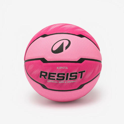 Ballon de basketball taille 5 - RESIST R500 rose