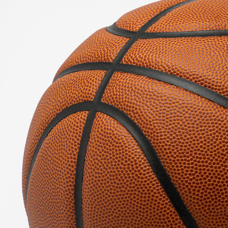 Minge de baschet mărimea 5 - CONTROL CLUB BT100 Maro
