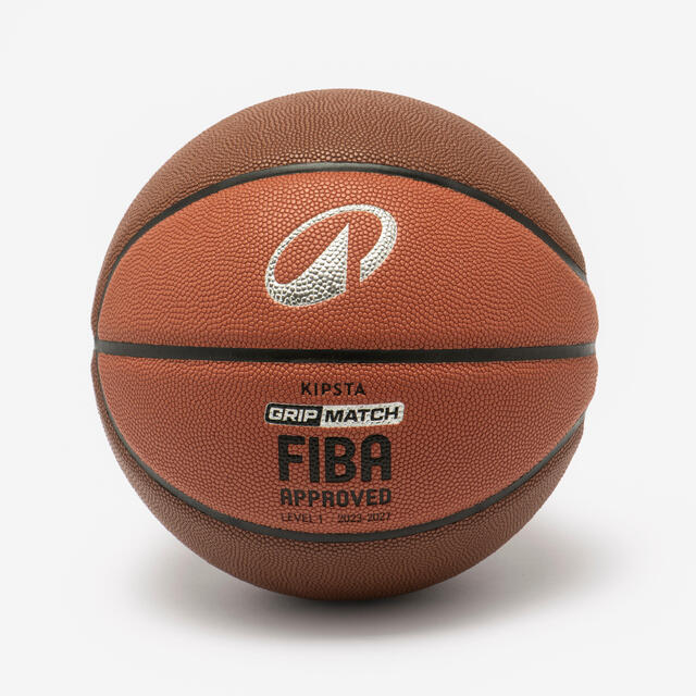 KIPSTA BALÓN DE BÁSQUETBOL FIBA TALLA 6 GRIP MATCH BT500X