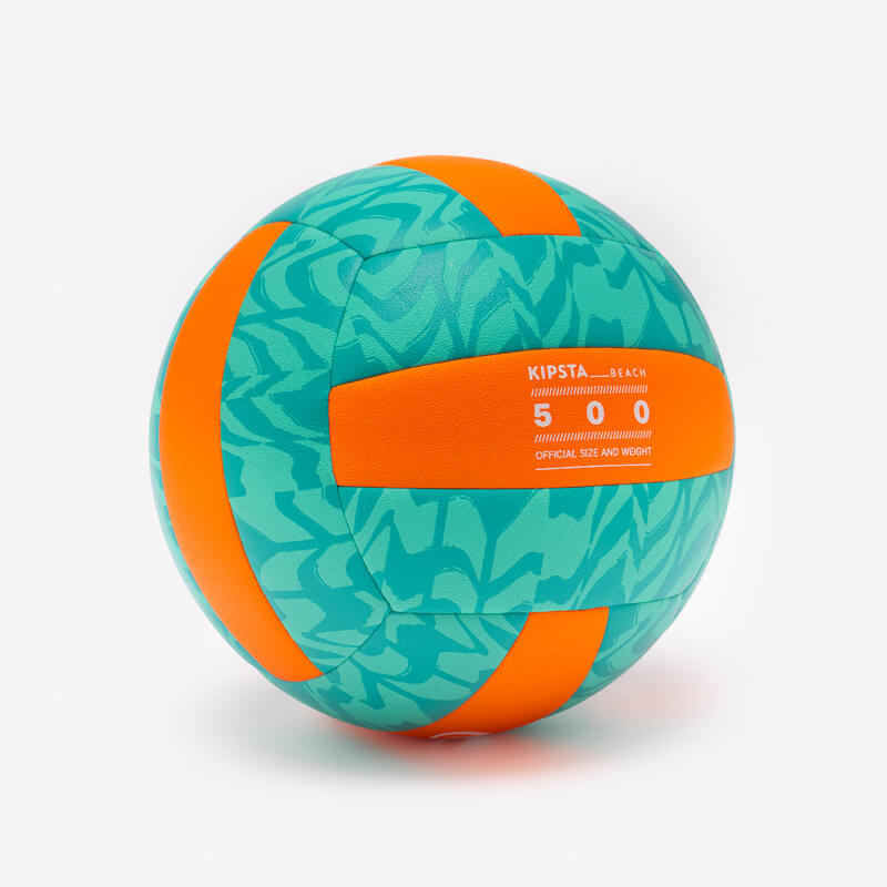 Minge de volei pe plajă BV500 albastru portocaliu