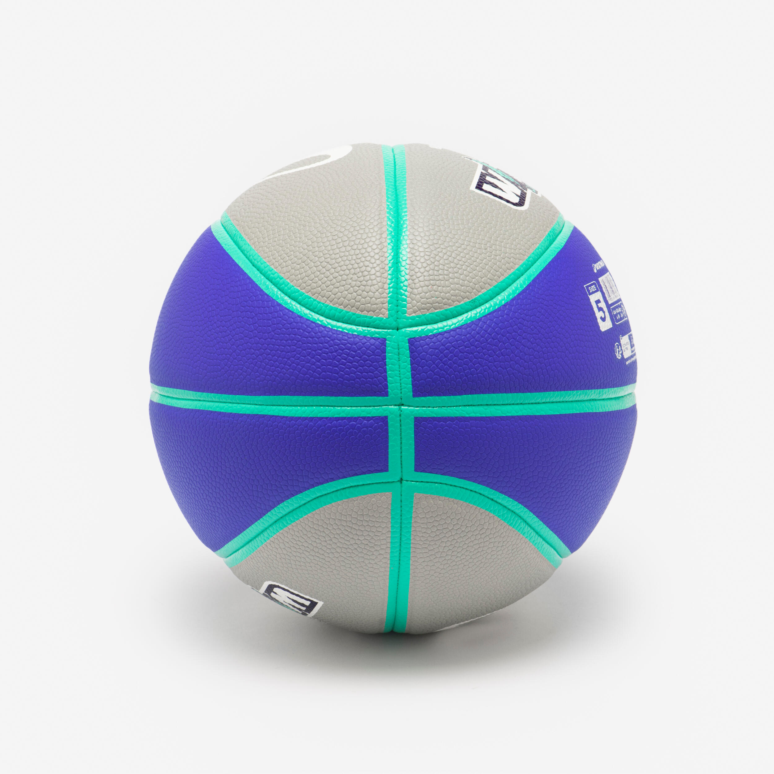 Ballon de basketball enfant - K 900 Wizzy gris/violet 5/5