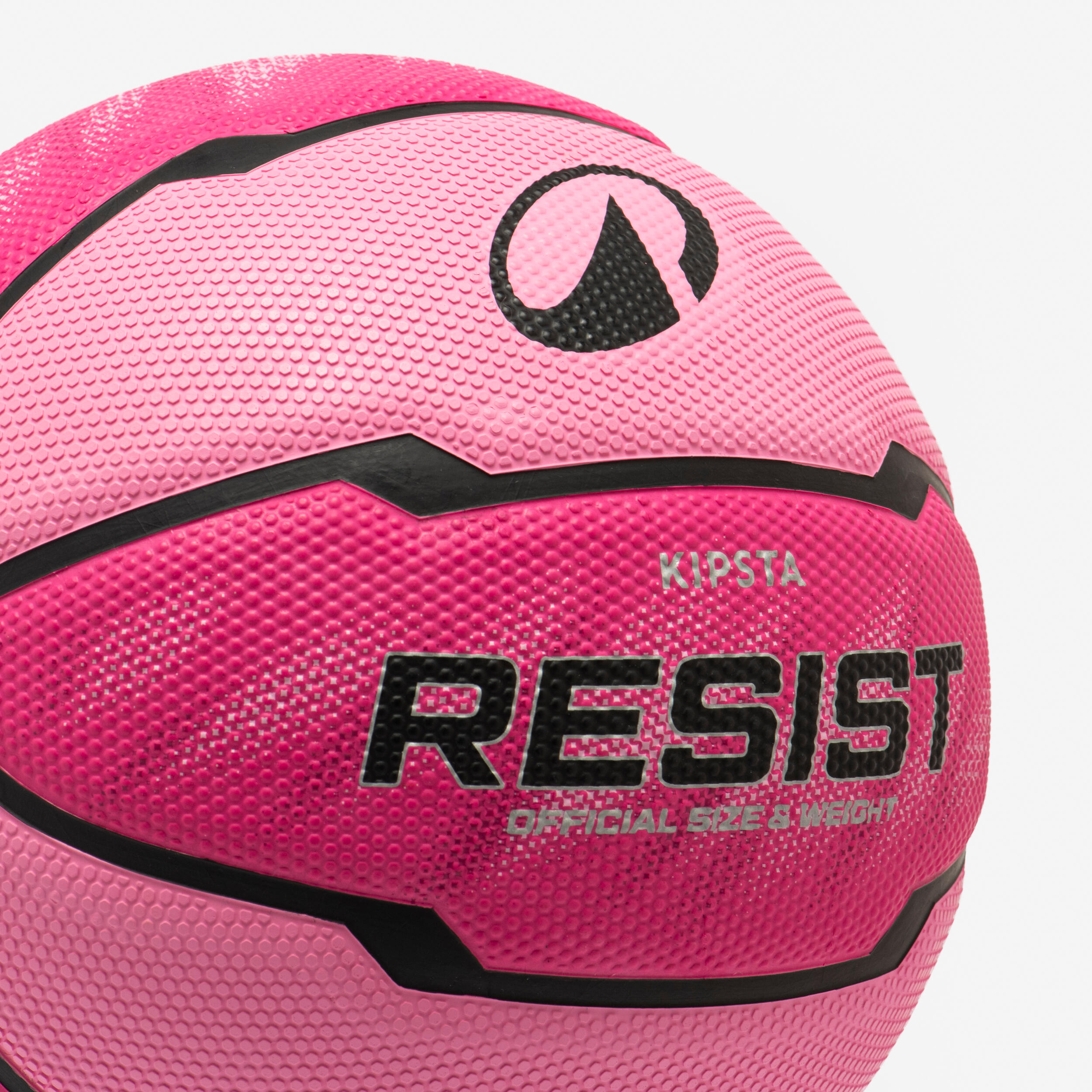 Kids’ Size 5 Versatile Outdoor Basketball, Resist - KIPSTA