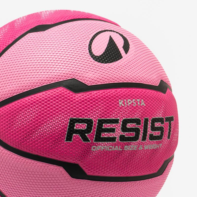 Minge de baschet mărimea 5 - RESIST R500 Roz