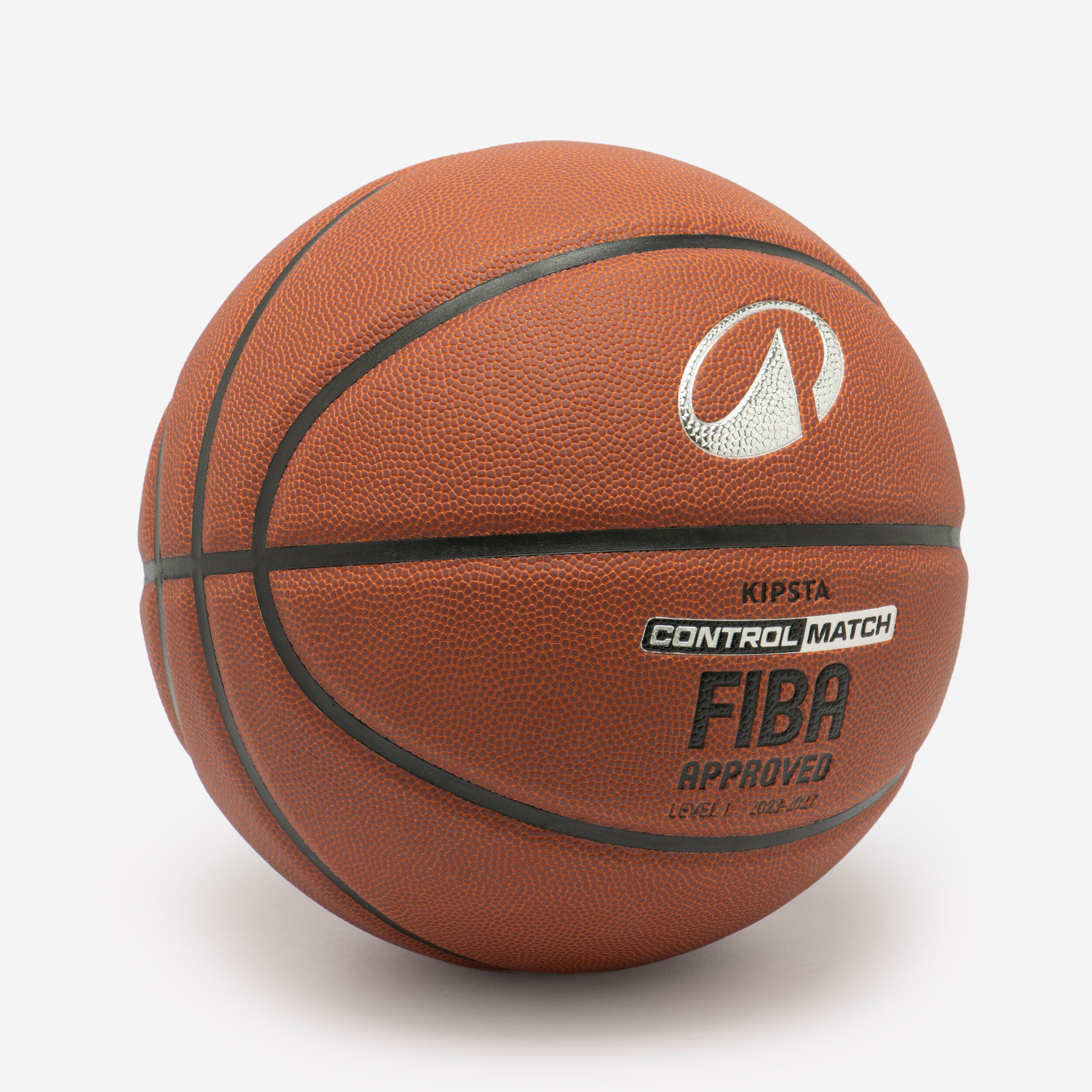 Bola de Basquetebol FIBA CONTROL MATCH BT500 Tamanho 7 Castanho 4/7