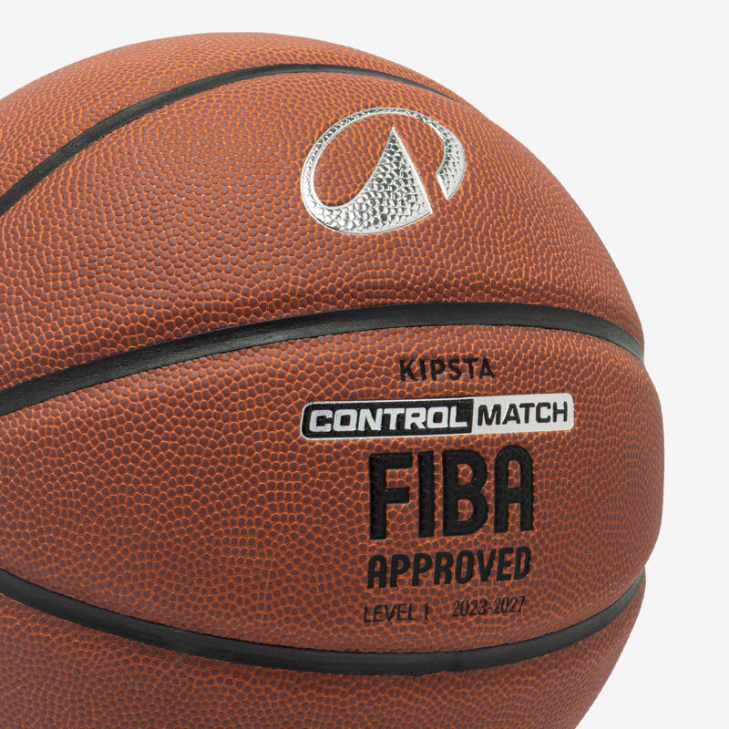 Minge de baschet FIBA mărimea 5 - CONTROL MATCH BT500 Maro