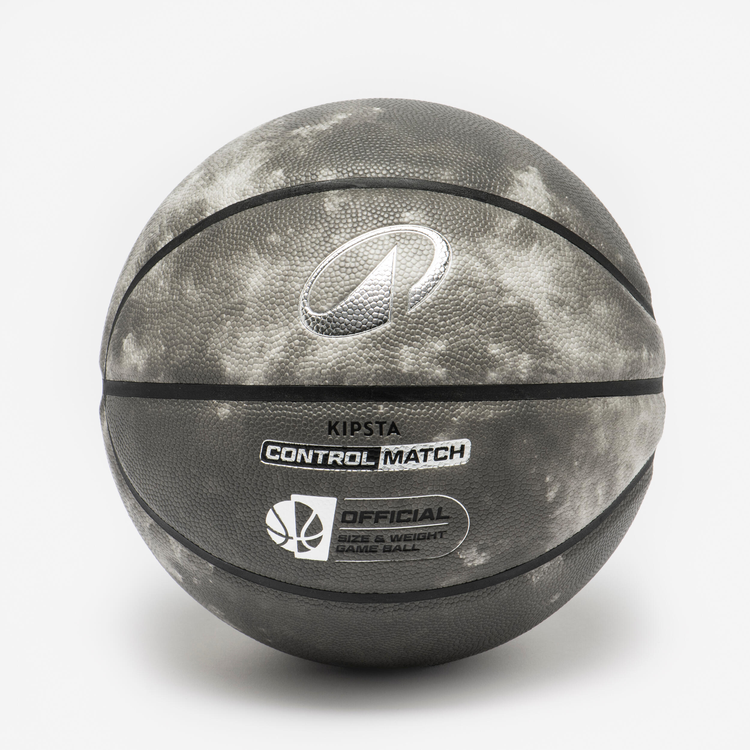 Size 7 Basketball Control Match BT500 - Grey