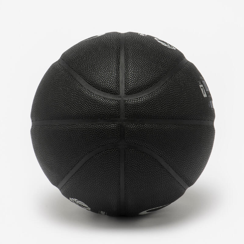 Basketbol Topu - 7 Numara - Gümüş Rengi/Siyah - Grip Match BT500X