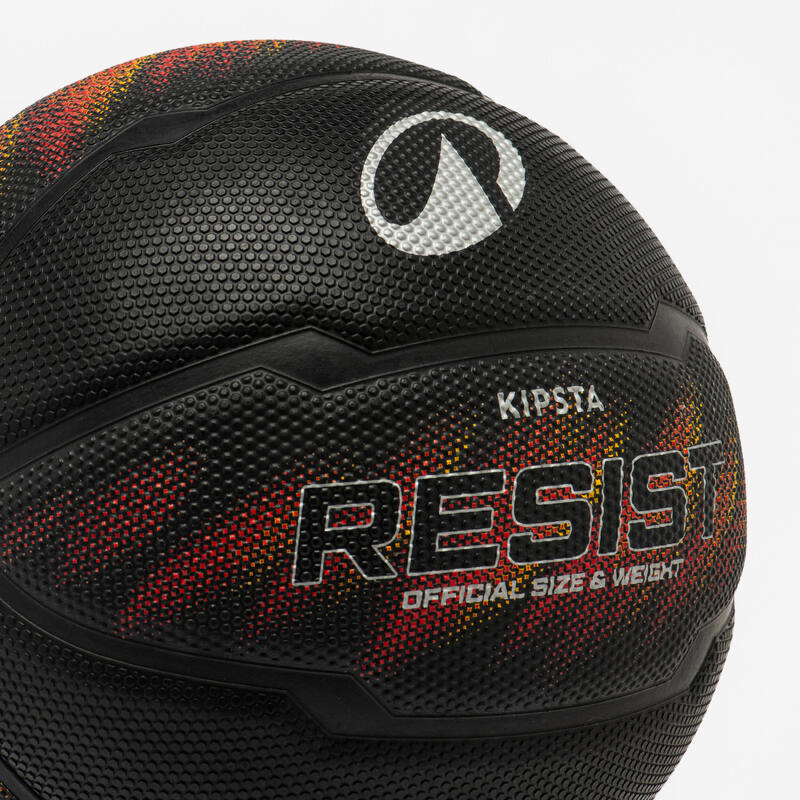Basketbol Topu - 5 Numara - Turuncu/Siyah - Resist R500