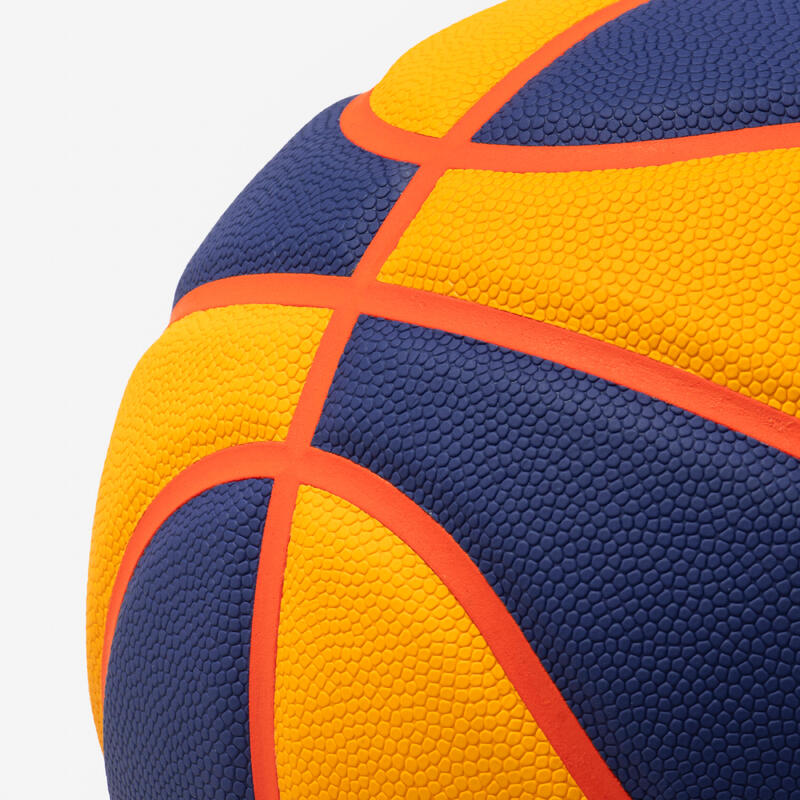 Minge de baschet 3X3 mărimea 6 - CONTROL MATCH BT500 Galben Albastru