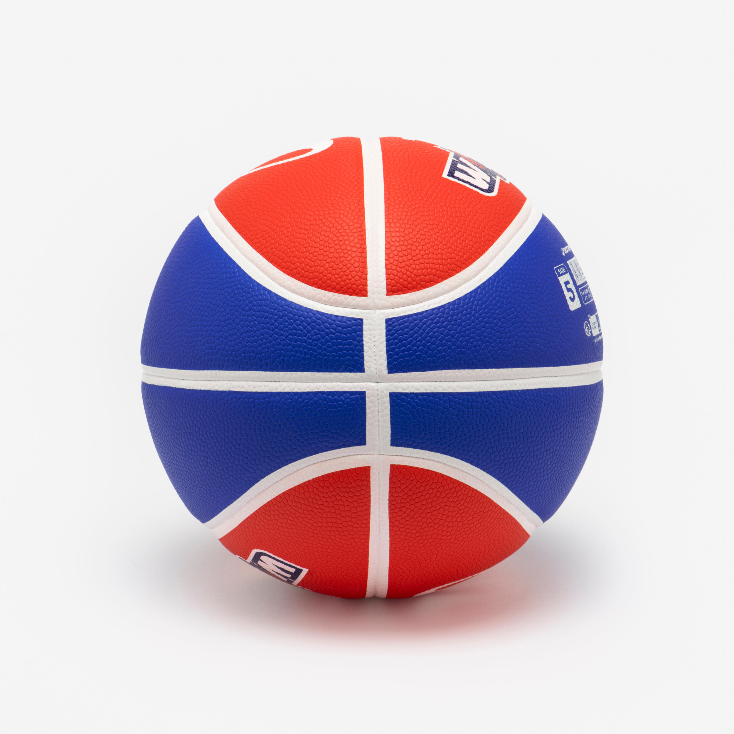 Size 5 Basketball Wizzy K900 - Red/Blue